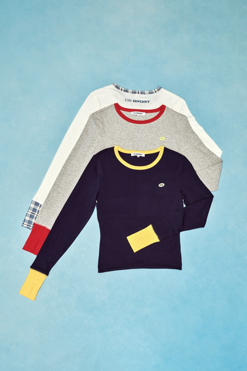 The Everyday Long Sleeve Tee - Classic Navy